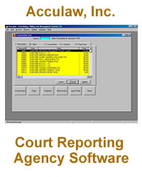 Court Reporting Court Reporter Store Acculaw Est 1986 Court